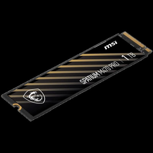 Твердотельный накопитель SSD MSI M.2 2280 1TB SPATIUM M470 PRO Client SSD S78-440L0J0-P83, PCIe Gen4x4 with NVMe