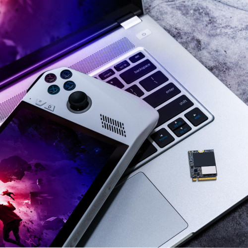 Твердотельный накопитель/ ADATA SSD GAMMIX S55, 2000GB, M.2(22x30mm), NVMe, PCIe 4.0 x4, 3D NAND, R/W 5000/3200MB/s, IOPs -/-, TBW 450, DWPD 0.1 (5 лет)