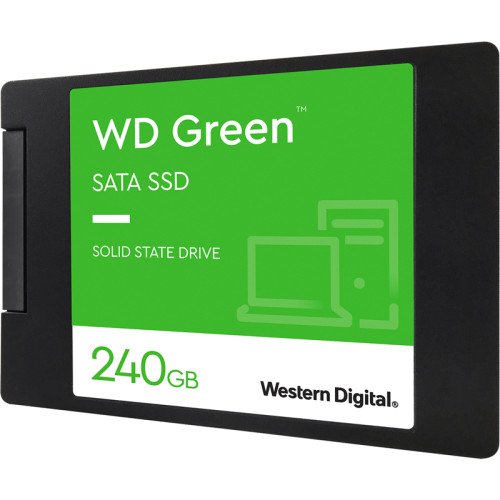 Твердотельные накопители WD SSD Green, 240GB, 2.5