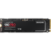 Твердотельные накопители Samsung SSD 980 PRO, 1000GB, M.2(22x80mm), NVMe 1.3c, PCIe 4.0 x4, 3-bit MLC, R/W 7000/5000MB/s, IOPs 1 000 000/1 000 000, DRAM buffer 1024MB, TBW 600, DWPD 0.33, with Heatsink (12 мес.)