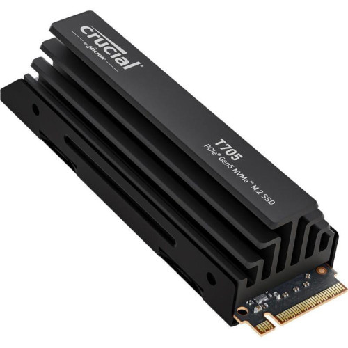Твердотельный накопитель Crucial T705 4TB PCIe Gen5 NVMe M.2 SSD with heatsink CT4000T705SSD5