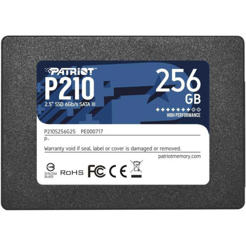 Твердотельный накопитель Patriot SATA-III 256GB P210S256G25 P210 2.5