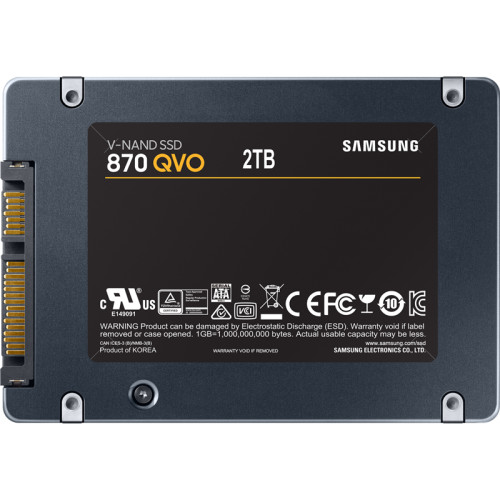 Твердотельные накопители/ Samsung SSD 870 QVO, 2000GB, 2.5