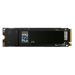 Твердотельные накопители/ Samsung SSD 990 Plus, 2000GB, M.2(22x80mm), NVMe 2.0, NVMe 2.0, PCIe 4.0 x4, V-NAND TLC, R/W 7250/6300MB/s, IOPs 1 000 000/1 350 000, DRAM buffer 2000MB, TBW 1200, DWPD 0.3 (12 мес.)