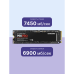 Твердотельный накопитель Samsung SSD 990 PRO, 1000GB, M.2(22x80mm), NVMe 2.0, PCIe 4.0 x4, V-NAND TLC, R/W 7450/6900MB/s, IOPs 1 200 000/1 550 000, DRAM buffer 1024MB, TBW 600, DWPD 0.33, with Heatsink (12 мес.) Твердотельный накопитель Samsung SSD 990 PRO, 1000GB, M.2(22x80mm), NVMe 2.0, PCIe 4.0 x4, V-NAND TLC, R/W 7450/6900MB/s, IOPs 1 200 000/1 550 000, DRAM buffer 1024MB, TBW 600, DWPD 0.33, with Heatsink (12 мес.)