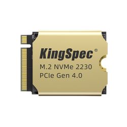 Твердотельный накопитель/ Kingspec SSD XF-512 2230, 512GB, M.2(22x30mm), NVMe, PCIe 4.0 x4, R/W 5000/2600MB/s, IOPs н.д./н.д., TBW 600, DWPD 1.07 (3 года)