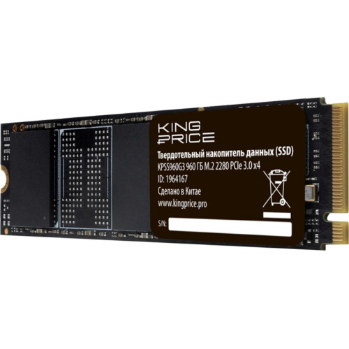 Твердотельный накопитель KingPrice PCIe 3.0 x4 960GB KPSS960G3 M.2 2280 [KPSS960G3]