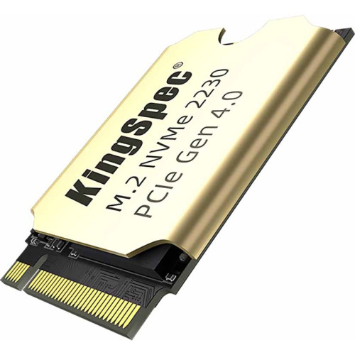 Твердотельный накопитель/ Kingspec SSD XF-1TB 2230, 1024GB, M.2(22x30mm), NVMe, PCIe 4.0 x4, R/W 5000/4400MB/s, IOPs н.д./н.д., TBW 1200, DWPD 1.07 (3 года)