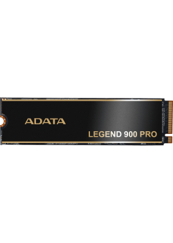 Твердотельный накопитель/ ADATA SSD LEGEND 900 PRO, 4000GB, M.2(22x80mm), NVMe 1.4, PCIe 4.0 x4, 3D NAND, R/W 7400/6500MB/s, IOPs н.д./н.д., TBW 2400, DWPD 0.3 (5 лет)