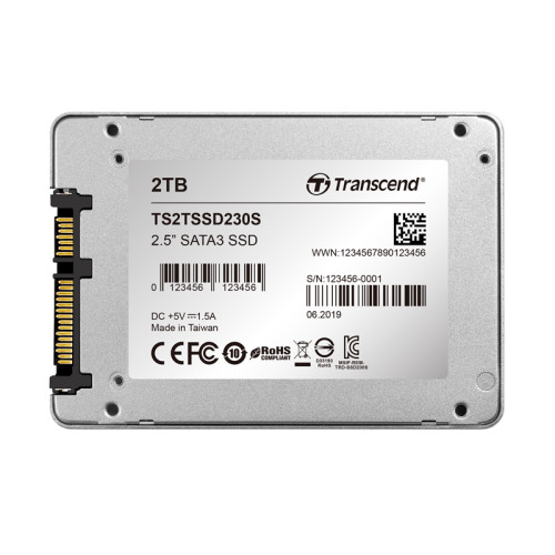 Твердотельный накопитель/ Transcend SSD SSD230S, 2048GB, 2.5