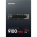 Твердотельный накопитель/ Samsung SSD 9100 PRO, 2000GB, M.2(22x80mm), NVMe 2.0, PCIe 5.0 x4, V-NAND TLC, R/W 14700/13400MB/s, IOPs 1 850 000/2 600 000, TBW 1200, DWPD 0.3 (12 мес.)