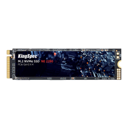 Твердотельный накопитель/ Kingspec SSD NE-512 2280, 512GB, M.2(22x80mm), NVMe, PCIe 3.0 x4, R/W 2400/1700MB/s, IOPs н.д./н.д., TBW 400, DWPD 0.69 (3 года)