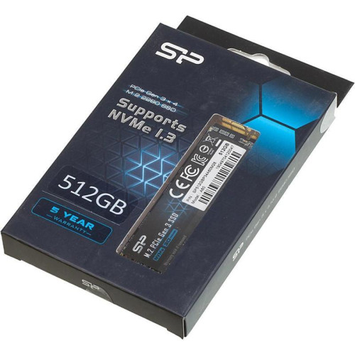 Твердотельный накопитель Silicon Power PCIe 3.0 x4 512GB SP512GBP34A60M28 M-Series M.2 2280 [SP512GBP34A60M28]