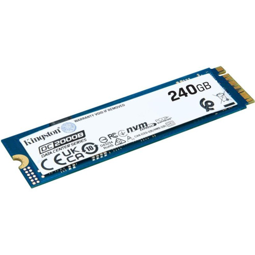 Твердотельный накопитель Kingston PCIe 4.0 x4 240GB SEDC2000BM8/240G DC2000B M.2 2280 0.4 DWPD [SEDC2000BM8/240G]