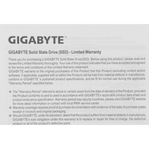 Твердотельный накопитель SSD Gigabyte 2TB M.2 2280 AORUS Gen5 14000 AG514K2TB PCI-Express 5.0x4, NVMe 2.0, 3D TLC NAND, 1400TBW