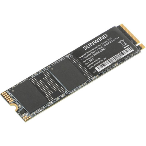 Твердотельный накопитель SunWind PCIe 3.0 x4 512GB SWSSD512GN3T NV3 M.2 2280 [SWSSD512GN3T]