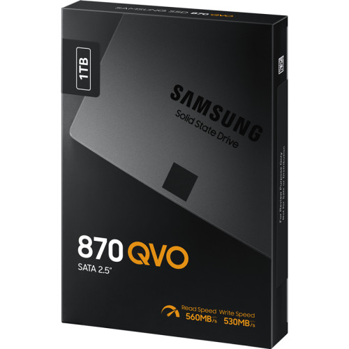 Твердотельные накопители Samsung 870 QVO, 1000GB, 2.5