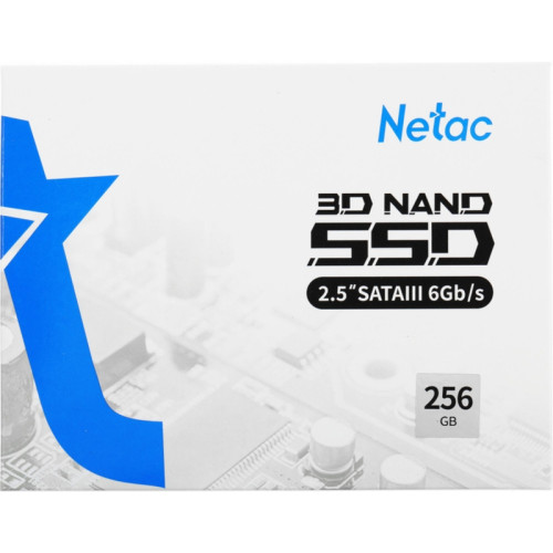 Накопитель SSD Netac SATA-III 256GB NT01N600S-256G-S3X N600S 2.5 Накопитель SSD Netac SATA-III 256GB NT01N600S-256G-S3X N600S 2.5