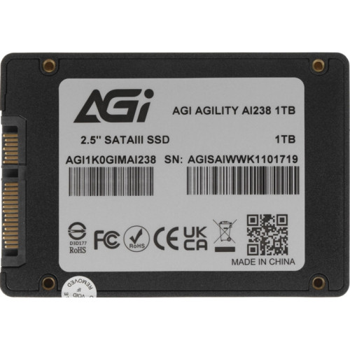 Твердотельный накопитель AGi SATA-III 1TB AGI1K0GIMAI238 AI238 2.5