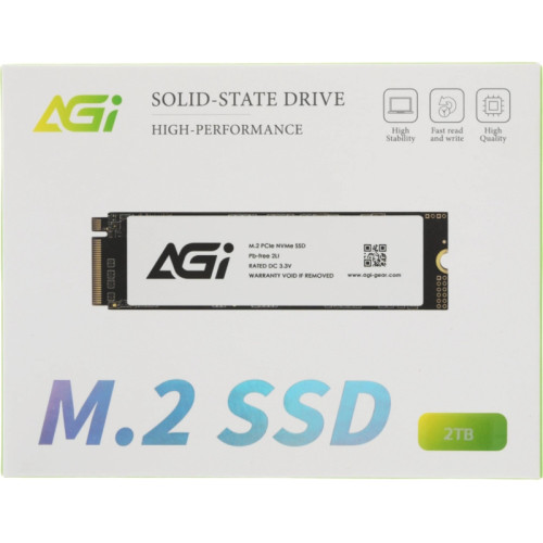 Твердотельный накопитель AGi PCIe 3.0 x4 2TB AGI2T0GIMAI298 AI298 M.2 2280 [AGI2T0GIMAI298]