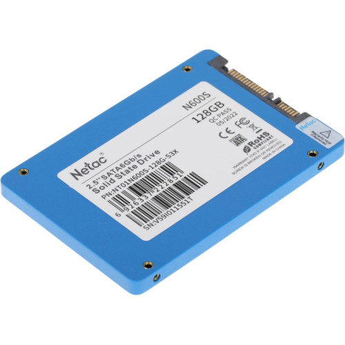 Твердотельный накопитель Netac SATA-III 128GB NT01N600S-128G-S3X N600S 2.5