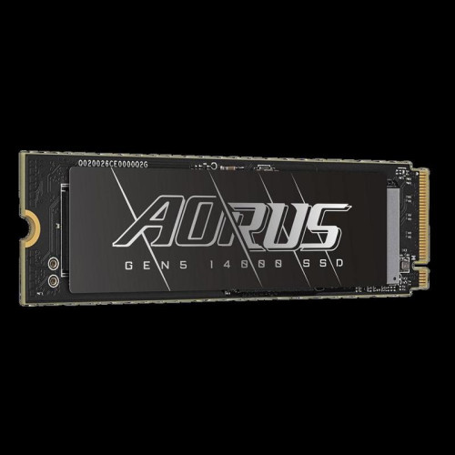 Твердотельный накопитель SSD Gigabyte 1TB M.2 2280 AORUS Gen5 14000 AG514K1TB PCI-Express 5.0x4, NVMe 2.0, 3D TLC NAND, Phison PS5026-E26, TBW 700