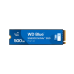 Твердотельные накопители/ WD SSD Blue SN5000, 500GB, M.2(22x80mm), NVMe, PCIe 4.0 x4, TLC, R/W 5000/4000MB/s, TBW 300, DWPD 0.3 (12 мес.)