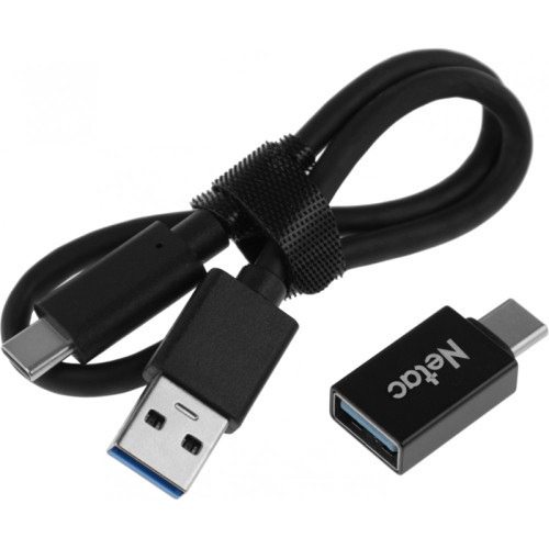 Накопитель SSD Netac USB-C 240Gb NT01Z7S-240G-32BK Z7S 2.5