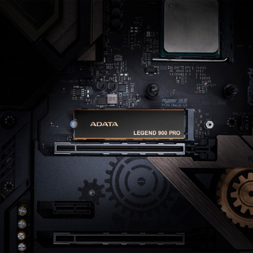 Твердотельный накопитель/ ADATA SSD LEGEND 900 PRO, 2000GB, M.2(22x80mm), NVMe 1.4, PCIe 4.0 x4, 3D NAND, R/W 7400/6500MB/s, IOPs н.д./н.д., TBW 1200, DWPD 0.3 (5 лет)