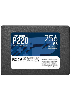 Твердотельный накопитель Patriot SATA-III 256GB P220S256G25 P220 2.5