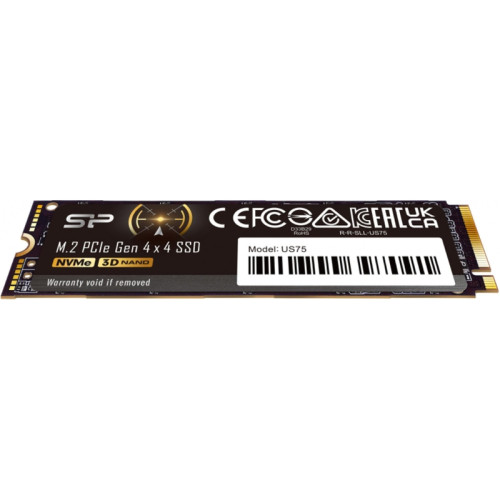 Твердотельный накопитель Silicon Power PCIe 4.0 x4 1TB SP01KGBP44US7505 US75 M.2 2280 [SP01KGBP44US7505]