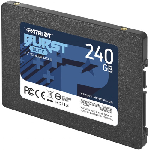 Твердотельный накопитель Patriot SATA-III 240GB PBE240GS25SSDR Burst Elite 2.5