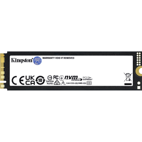 Твердотельный накопитель/ Kingston SSD Fury Renegade, 1024GB, M.2(22x80mm), NVMe, PCIe 5.0 x4, 3D TLC, R/W 14200/11000MB/s, IOPs 2 200 000/2 150 000, TBW 1000, DWPD 0.5 (60 мес)