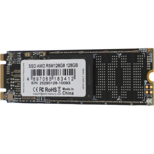 Твердотельный накопитель AMD SATA-III 128GB R5M128G8 Radeon M.2 2280 [R5M128G8]