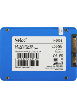 Накопитель SSD Netac SATA-III 256GB NT01N600S-256G-S3X N600S 2.5