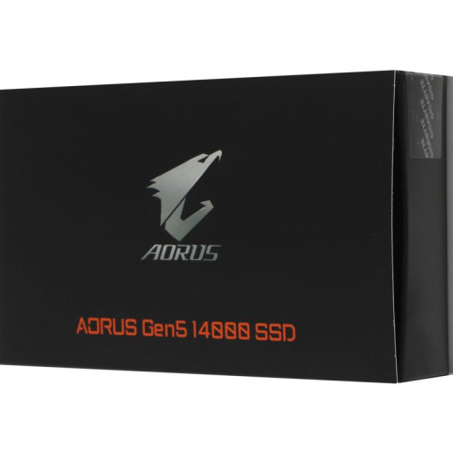 Твердотельный накопитель SSD Gigabyte 1TB M.2 2280 AORUS Gen5 14000 AG514K1TB PCI-Express 5.0x4, NVMe 2.0, 3D TLC NAND, Phison PS5026-E26, TBW 700