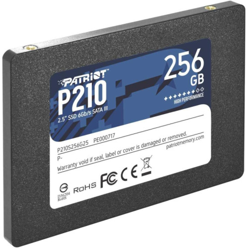 Твердотельный накопитель Patriot SATA-III 256GB P210S256G25 P210 2.5 Твердотельный накопитель Patriot SATA-III 256GB P210S256G25 P210 2.5