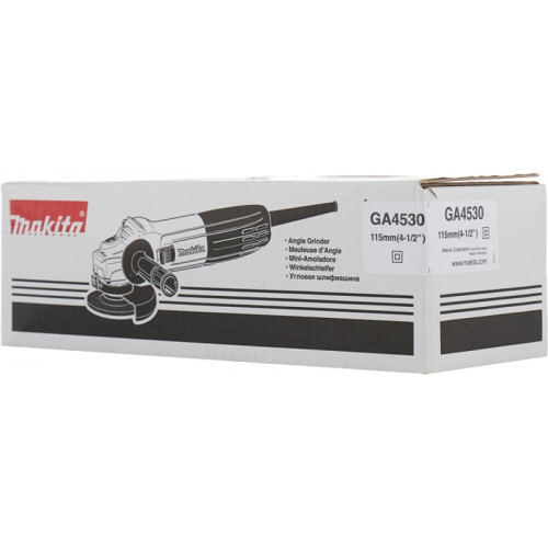 Углошлифовальная машина Makita GA4530R 720Вт 11000об/мин рез.шпин.:M14 d=115мм