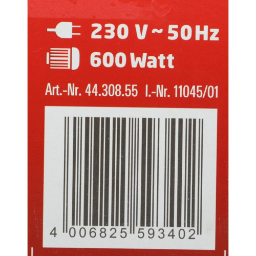 Углошлифовальная машина Einhell TE-AG 115/600 600Вт 12000об/мин рез.шпин.:M22.2 d=115мм (4430855) Углошлифовальная машина Einhell TE-AG 115/600 600Вт 12000об/мин рез.шпин.:M22.2 d=115мм (4430855)