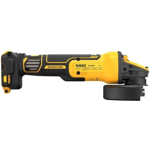 Углошлифовальная машина DeWalt DCG409NT-XJ 9000об/мин рез.шпин.:M14 d=125мм жестк.кейс