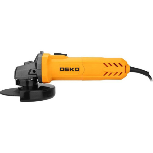 Углошлифовальная машина Deko DKAG750 750Вт 12000об/мин рез.шпин.:M14 d=125мм (063-4164)