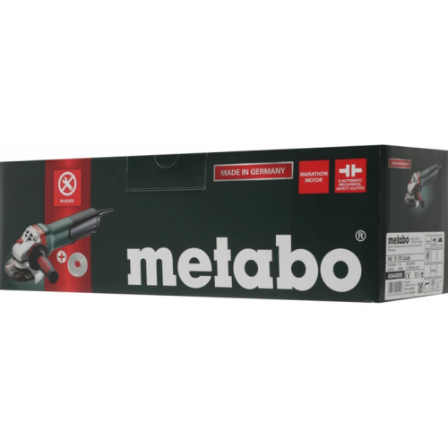 Углошлифовальная машина Metabo WE 15-125 Quick 1550Вт 11000об/мин рез.шпин.:M14 d=125мм (600448000)