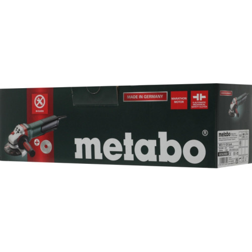 Углошлифовальная машина Metabo WEV 11-125 Quick 1100Вт 10500об/мин рез.шпин.:M14 d=125мм (603625000)