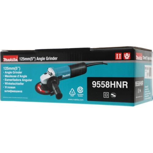 Углошлифовальная машина Makita 9558HNR 840Вт 11000об/мин рез.шпин.:M14 d=125мм