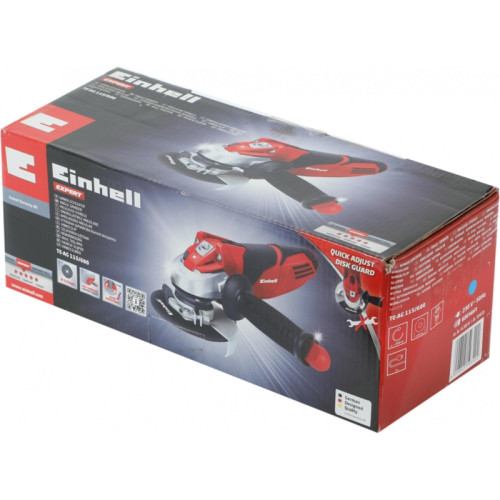 Углошлифовальная машина Einhell TE-AG 115/600 600Вт 12000об/мин рез.шпин.:M22.2 d=115мм (4430855) Углошлифовальная машина Einhell TE-AG 115/600 600Вт 12000об/мин рез.шпин.:M22.2 d=115мм (4430855)