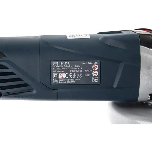 Углошлифовальная машина Bosch GWS 18-125 SL 1800Вт 12000об/мин рез.шпин.:M14 (06017A3200)