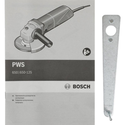 Углошлифовальная машина Bosch PWS 650-125 650Вт 11000об/мин рез.шпин.:M14 d=125мм (06034110R0)