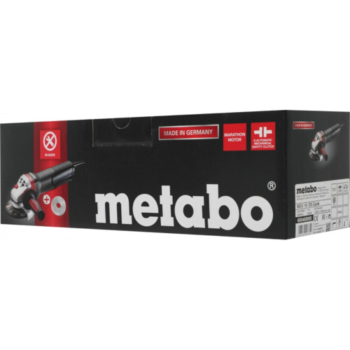 Углошлифовальная машина Metabo WEV 15-125 Quick 1550Вт 11000об/мин рез.шпин.:M14 d=125мм (600468000)