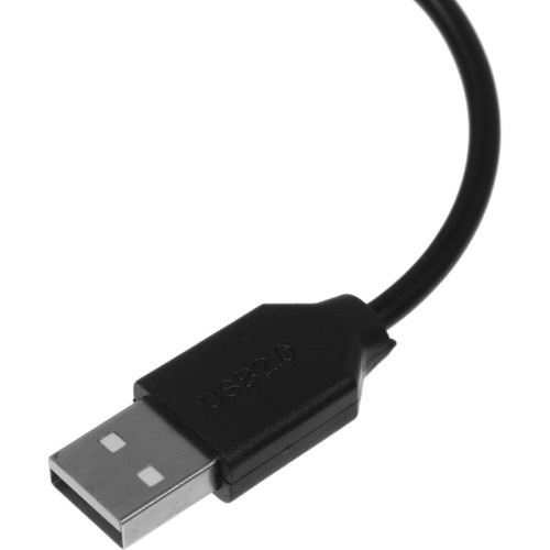 Разветвитель USB 2.0 Buro BU-HUB4-0.3-U2.0-Splitter 4порт. черный