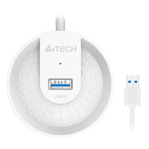 Разветвитель USB 3.0 A4Tech HUB-30 4порт. белый